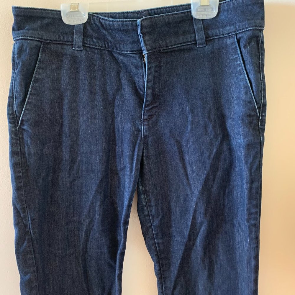 Ann Taylor Size 6 Dark Blue Bootcut Jeans - Picture 2 of 9